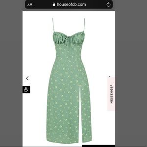 House of CB Green Carina Dress